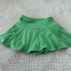 Free people movement pleats and thank you skort in green